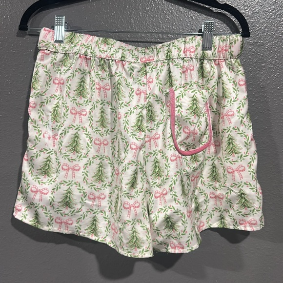 Altar’d State Christmas Tree Bow Satin Pajama Set M - Picture 7 of 8